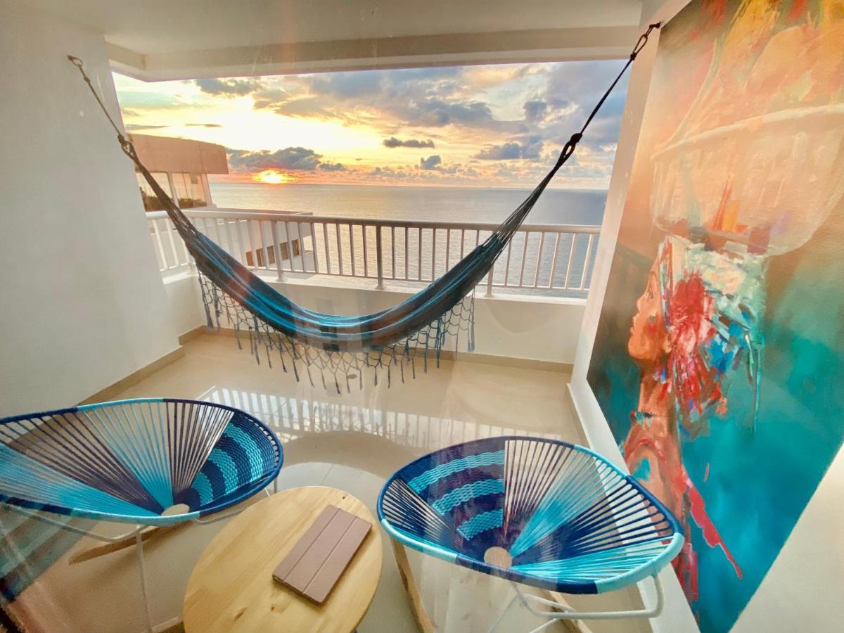 Palmetto Bocagrande Oceanfront Apartment Cartagena Exterior photo