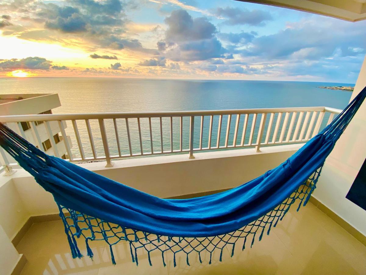 Palmetto Bocagrande Oceanfront Apartment Cartagena Exterior photo